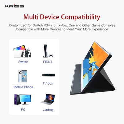Moniteur portable de 15,6 pouces en gros FHD 4K Tactile sans contact Moniteur portable avec port HDMI de type c