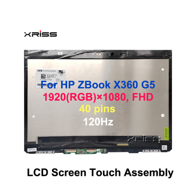 15.6 Écran tactile LCD LED Assemblage pour HP ZBook Studio x360 G5 FHD 40 épingles